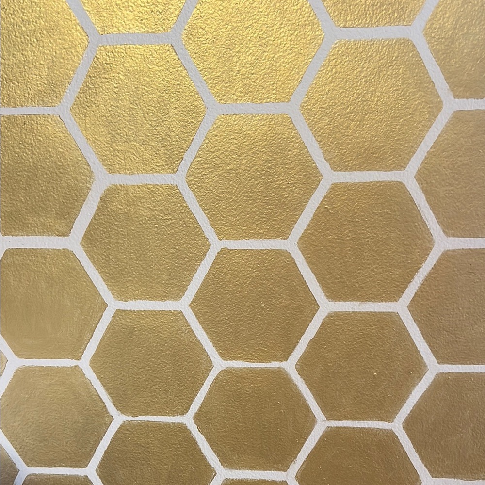 Royal Design Geometric Hexagon wall stencil